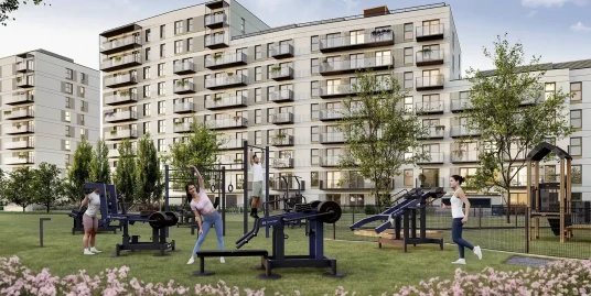 Murapol RiverSide – 2-pokojowe mieszkanie 42,31 m² | Szczepin | Wrocław